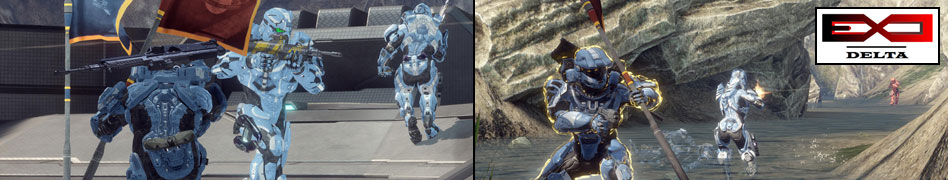 ExO Delta Gaming banner, a Halo BTB Clan